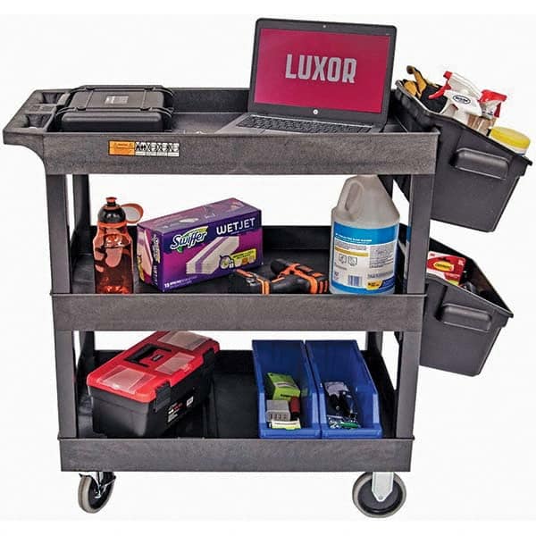 Luxor - Carts Type: Utility Cart Load Capacity (Lb.): 400 - Exact Industrial Supply