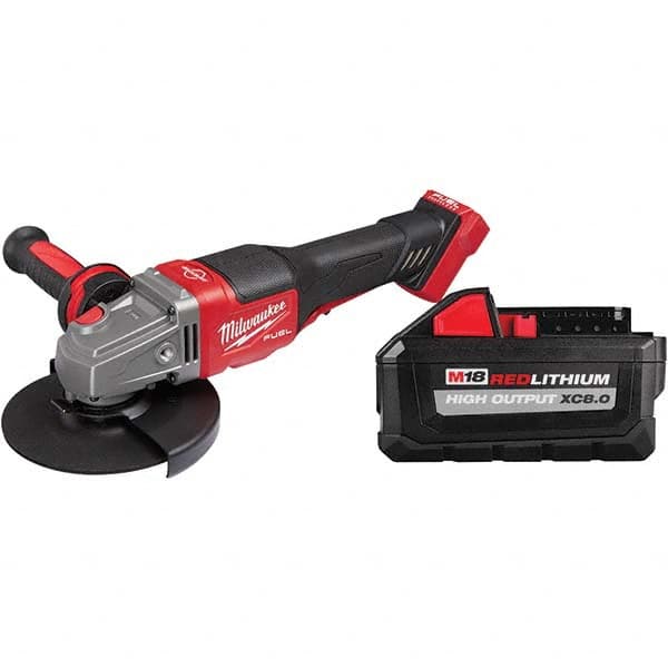 Milwaukee Tool - Angle & Disc Grinders Type of Power: Cordless Wheel Diameter (Inch): 4-1/2 - 6 - Exact Industrial Supply