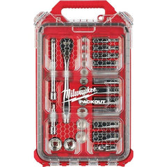 Milwaukee Tool - Socket Sets Measurement Type: SAE Drive Size: 3/8 - Exact Industrial Supply
