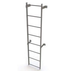 TRI-ARC - Rolling & Wall Mounted Ladders & Platforms Type: Fixed Ladder Style: Safety Cage - Exact Industrial Supply