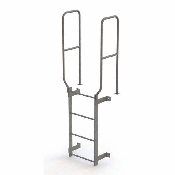 TRI-ARC - Rolling & Wall Mounted Ladders & Platforms Type: Fixed Ladder Style: Safety Cage - Exact Industrial Supply