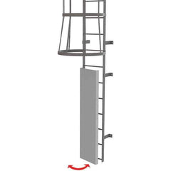 TRI-ARC - Ladder Accessories Type: Door For Use With: Tri-Arc Fixed Gray Steel Ladders - Exact Industrial Supply