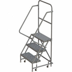 TRI-ARC - Rolling & Wall Mounted Ladders & Platforms Type: Rolling Warehouse Ladder Style: Rolling Platform Ladder - Exact Industrial Supply