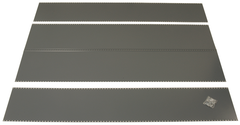 36 x 18 x 85'' - Steel Panel Kit for UltraCap Shelving Starter Unit (Gray) - Exact Industrial Supply