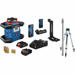 Bosch - Rotary Lasers Level Type: Rotary Laser Maximum Measuring Range (Feet): 4000 - Exact Industrial Supply