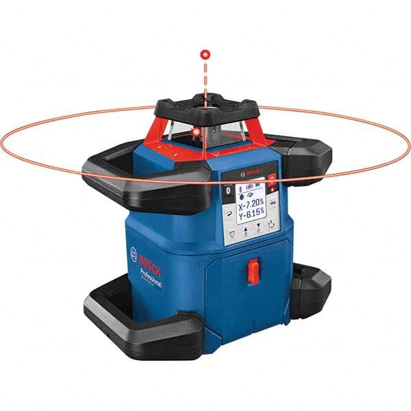 Bosch - Rotary Lasers Level Type: Rotary Laser Maximum Measuring Range (Feet): 4000 - Exact Industrial Supply