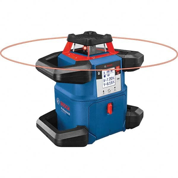 Bosch - Rotary Lasers Level Type: Rotary Laser Maximum Measuring Range (Feet): 4000 - Exact Industrial Supply