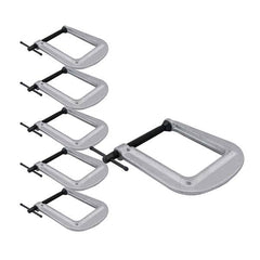 Wilton - C-Clamps Clamp Type: Deep Reach Carriage Clamp Application Strength: Regular-Duty - Exact Industrial Supply