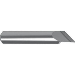 Profile Boring Bar: 0.8 mm Min Bore, 4 mm Max Depth, Right Hand Cut, Fine Grain Solid Carbide 4  mm Shank Dia, 25  mm OAL, 0.15  mm Corner Radius