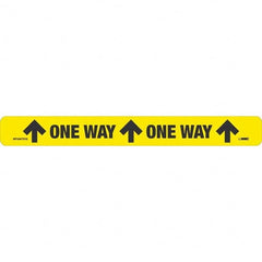 NMC - "One Way" Adhesive-Backed Floor Sign - Exact Industrial Supply