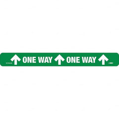 NMC - "One Way" Adhesive-Backed Floor Sign - Exact Industrial Supply