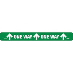 NMC - "One Way" Adhesive-Backed Floor Sign - Exact Industrial Supply