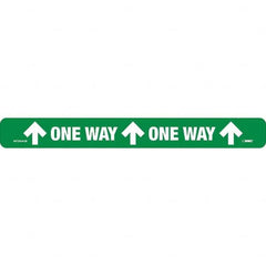 NMC - "One Way" Adhesive-Backed Floor Sign - Exact Industrial Supply