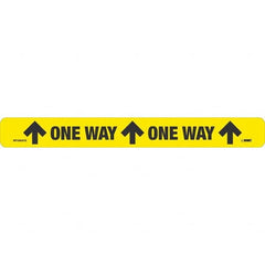 NMC - "One Way" Adhesive-Backed Floor Sign - Exact Industrial Supply