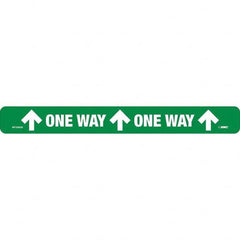 NMC - "One Way" Adhesive-Backed Floor Sign - Exact Industrial Supply