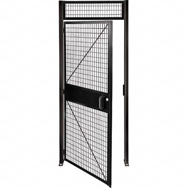 Folding Guard - Temporary Structure Doors Type: Hinged Door Width (Feet): 4 - Exact Industrial Supply