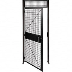 Folding Guard - Temporary Structure Doors Type: Hinged Door Width (Feet): 3 - Exact Industrial Supply