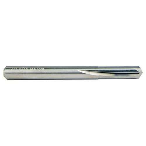3.1 mm Dia. × 3.1 mm Shank × 16 mm Flute Length × 38 mm OAL, 3xD, 2xD Flute, Solid Carbide Drill - Exact Industrial Supply