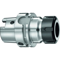 Collet Chuck: ER Collet, Hollow Taper Shank 100 mm Projection, Balanced to 25,000 RPM, Through Coolant