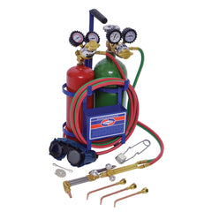 Made in USA - Oxygen/Acetylene Torch Kits; Type: Oxyacetylene; Hydrogen; MAP//Pro; Propane; Natural Gas ; Maximum Cutting: 2 (Inch); Welding Capacity: 1/4 (Inch); Maximum Heating Capacity: 5600?F ; Contents: Welding Handle 71; Cutting Attachment CA100; O - Exact Industrial Supply