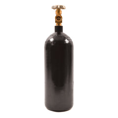 Made in USA - Oxygen/Acetylene Torch Accessories; Type: Nitrogen Tank ; Gas Type: Nitrogen ; Diameter (Inch): 5.25 ; Container Size: 20 Cubic Feet ; CGA Inlet Connection: 580 ; Color: Black - Exact Industrial Supply