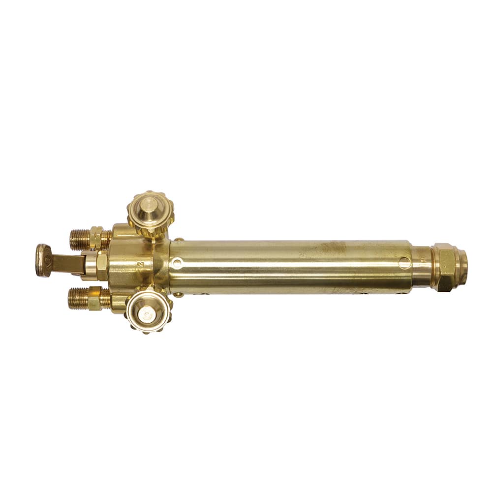 Made in USA - Oxygen/Acetylene Torches & Handles; Type: Tube Mix Machine Cutting Torch ; Maximum Cutting: 8 ; Length (Inch): 10 ; Minimum Cutting: 1/16 (Inch); PSC Code: 3433 - Exact Industrial Supply