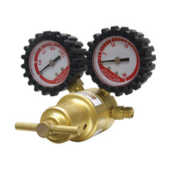 Made in USA - Welding Regulators; Gas Type: Acetylene ; CGA Inlet Connection: 200 ; Fitting Type: A ; Maximum Pressure (psi): 15.00 ; Thread Size: ?A? 24 (LH) ; Rotation: Clockwise - Exact Industrial Supply