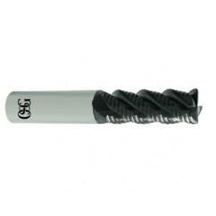 1" Dia. - 5" OAL - TIAlN CBD - .19 CR- Roughing End Mill - 4 FL - Exact Industrial Supply