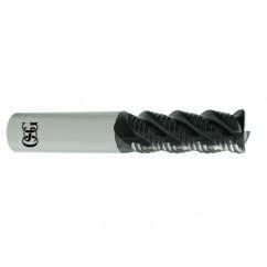 5/8" Dia. - 3-1/2" OAL - TIAlN CBD - .125 CR- Roughing End Mill - 4 FL - Exact Industrial Supply