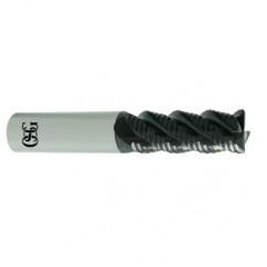 1/2" Dia. - 2-1/2" OAL - TIAlN CBD - .03 CR- Roughing End Mill - 4 FL - Exact Industrial Supply
