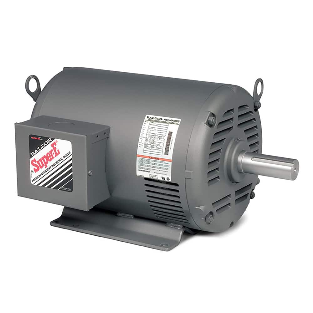 Baldor Reliance - Industrial Electric AC/DC Motors; Motor Type: Three Phase ; Type of Enclosure: ODP ; Horsepower: 7.5 ; Thermal Protection Rating: None ; Name Plate RPMs: 1800 ; Voltage: 208-230/460 - Exact Industrial Supply