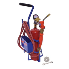 Made in USA - Propane & MAPP Torch Kits; Type: Air/Acetylene ; Fuel Type: Acetylene ; Contents: Welding Handle TH6; Fuel Gas Regulator RMC; Acetylene Tip T2A-5; Hoses H12; Carrying Stand 512; Tanks MC; R; Tank Key w/chain W05 ; Contents: Welding Handle T - Exact Industrial Supply