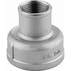 Guardian Worldwide - Stainless Steel Pipe Fittings; Type: Reducing Coupling ; Fitting Size: 4 x 2-1/2 ; End Connections: FNPT x FNPT ; Material Grade: 316 ; Pressure Rating (psi): 150 ; Length (Inch): 3.74 - Exact Industrial Supply