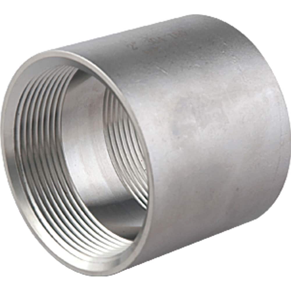 Guardian Worldwide - Stainless Steel Pipe Fittings; Type: Full Coupling ; Fitting Size: 2-1/2 ; End Connections: FNPT x FNPT ; Material Grade: 316 ; Pressure Rating (psi): 150 ; Length (Inch): 2.87 - Exact Industrial Supply