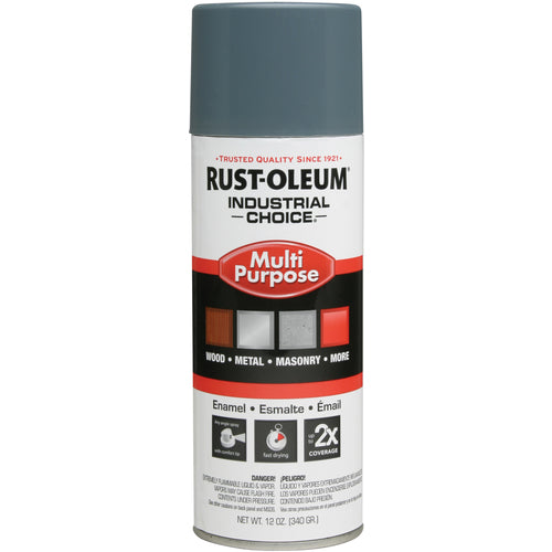 1600 Multi-Purpose Machinery Gray Spray Paint - Exact Industrial Supply