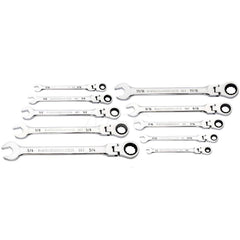 GEARWRENCH - Wrench Sets; Tool Type: Combination Wrench Set ; System of Measurement: Inch ; Size Range: 1/4 - Exact Industrial Supply