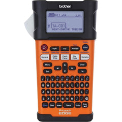 Brother - Electronic Label Makers; Type: Handheld Labeling Tool ; Power Source: (6) AA Batteries; 12V DC 2A Power Supply ; Resolution: 180 ; Contents: Label Printer; 8 m Tape (TZeFX231); Wrist Strap Printed Guides ; Contents: Label Printer; 8 m Tape (TZe - Exact Industrial Supply