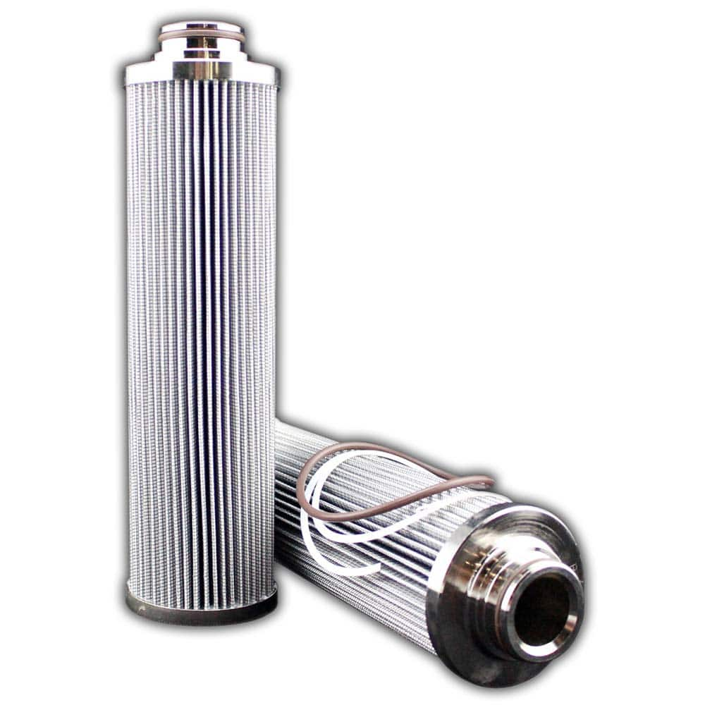 Replacement/Interchange Hydraulic Filter Element: Microglass, 10  µ