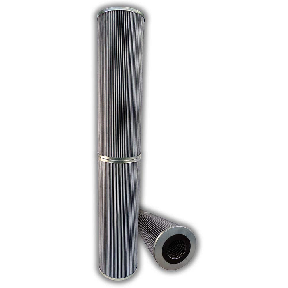 Replacement/Interchange Hydraulic Filter Element: Microglass, 10  µ