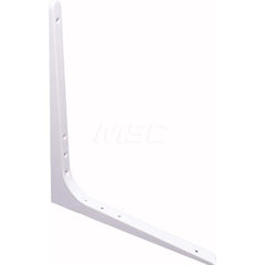 Brackets; Type: Shelf Bracket; Length (mm): 400.00; Width (mm): 30.00; Height (mm): 480.0000; Load Capacity (Lb.): 181.000; Finish/Coating: White; Minimum Order Quantity: Steel; Material: Steel