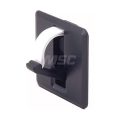 All-Purpose & Utility Hooks; Overall Length (Inch): 2; Finish/Coating: Matte Black; Maximum Load Capacity: 44.00; Width (Inch): 2; Minimum Order Quantity: Zinc Alloy; Type: Square Retractable Recessed Hook; Material: Zinc Alloy; Type: Square Retractable R