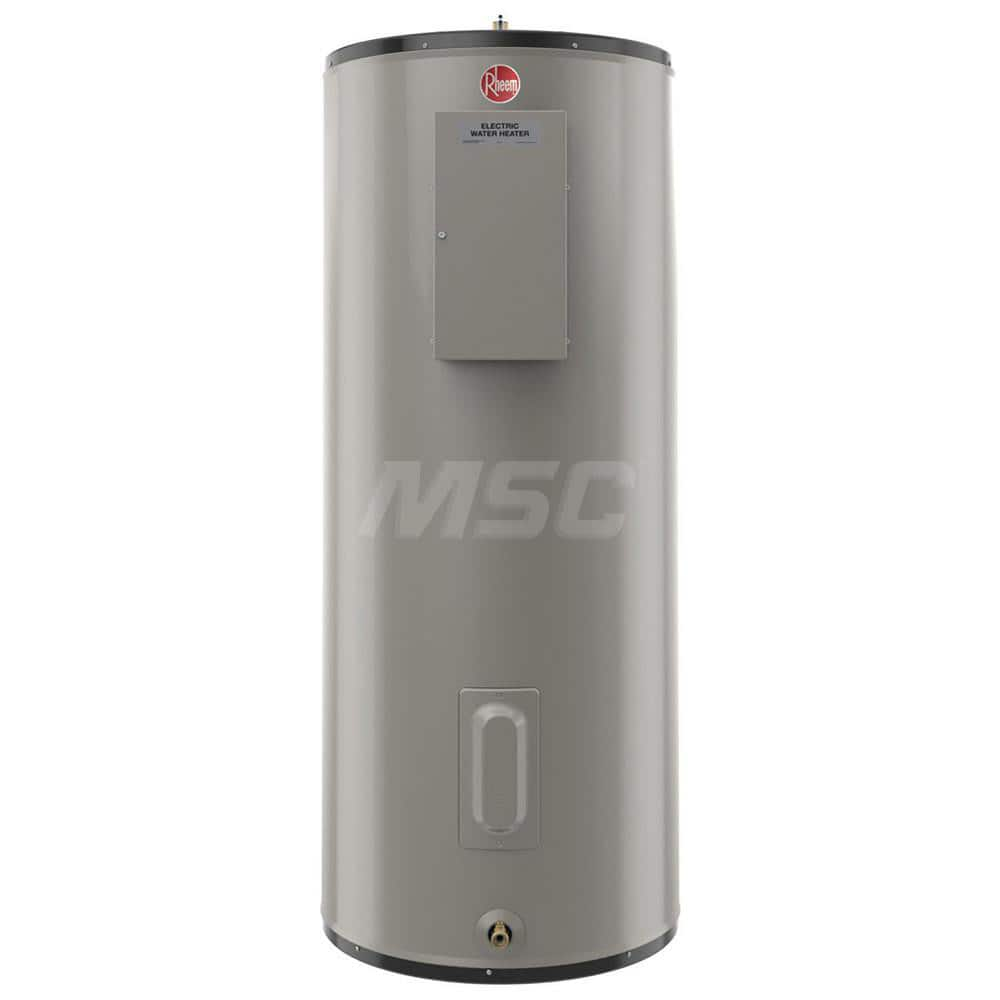 Electric Water Heaters; Style: Light-Duty; Voltage: 240; Wire Gauge: 10; Temperature Rise: 120 ™F @ 20 GPH; Kilowatts: 6; Tank Capacity (Gal.): 80.00; Diameter/Width (Inch): 24-1/2; Amperage Rating: 25; Phase: 1; 3