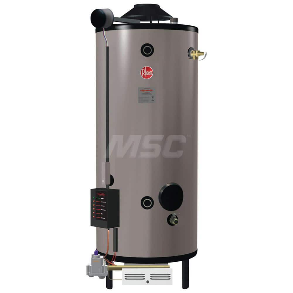 Gas Water Heaters; Commercial/Residential: Commercial; Commercial/Residential: Commercial; Type: Universal; Fuel Type: Natural Gas; Fuel Type: Natural Gas; Indoor or Outdoor: Indoor; Tankless: No; Tank Capacity (Gal.): 100.00; Temperature Rise: 140 ™F @ 1