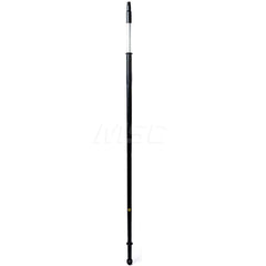 Broom/Squeegee Poles & Handles; Connection Type: European Threaded; Handle Length (Decimal Inch): 118; Telescoping: Yes; Handle Material: Polypropylene; Stainless Steel; Color: Black; Static Dissipative: Yes