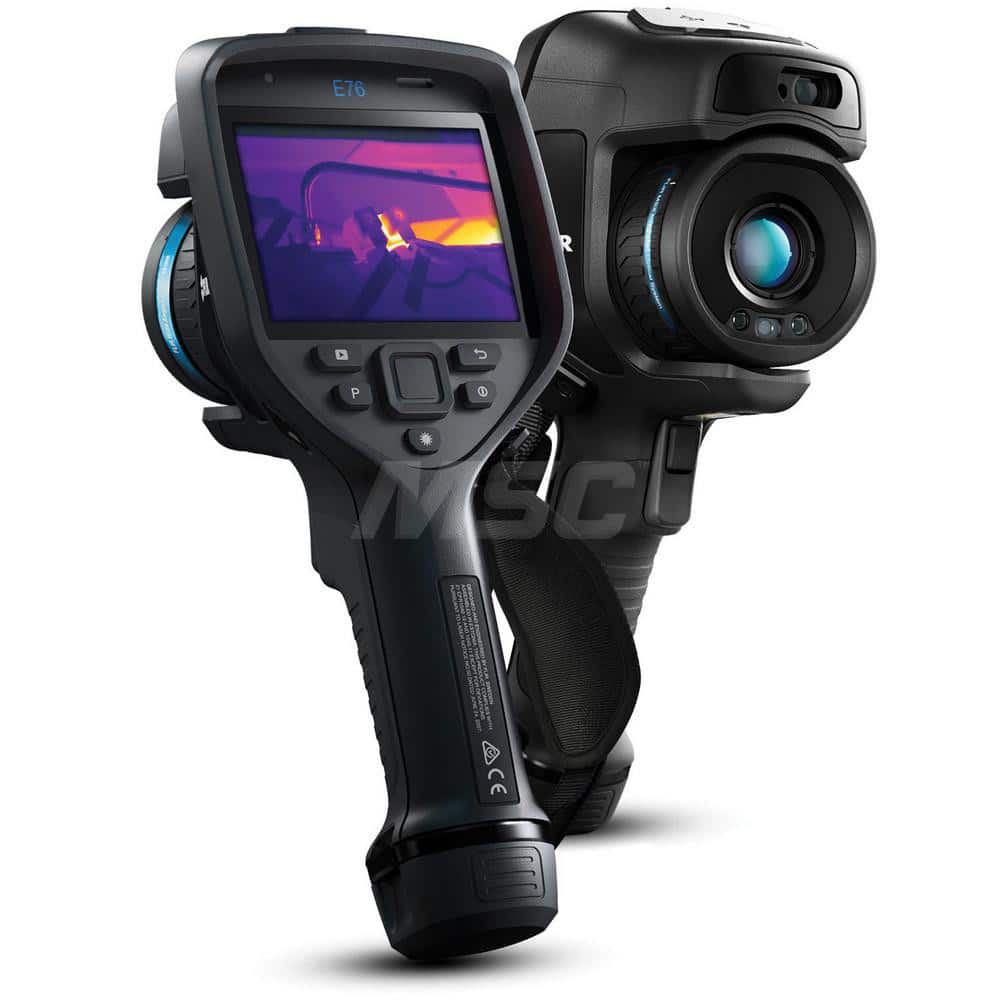 Thermal Imaging Cameras; Camera Type: Thermal Imaging IR Camera; Display Type: 4″ Color LCD Touchscreen; Compatible Surface Type: Dull; Dark; Light; Shiny; Field Of View: 57 Degree Horizontal x 42 Degree Vertical; Power Source: Li-Ion Rechargeable Battery