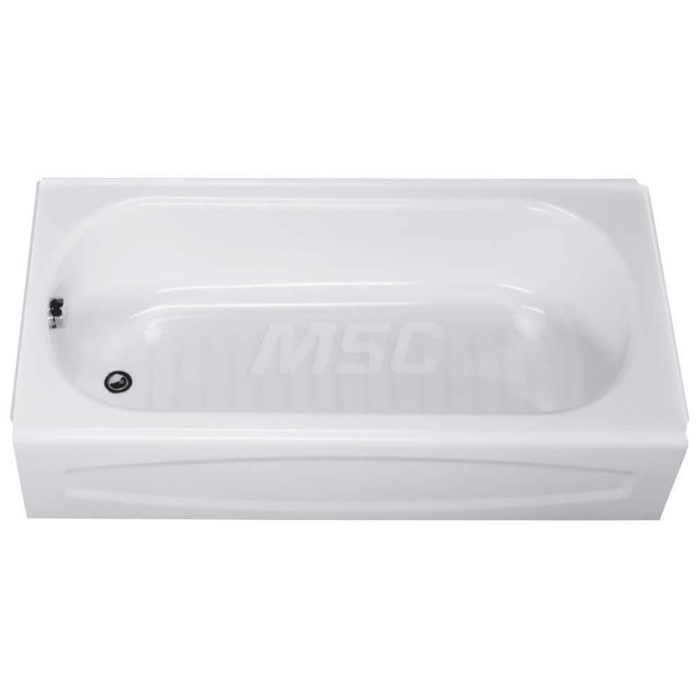 Shower Supports & Kits; Type: Apron Bathtub; Type: Apron Bathtub; Length (Inch): 60; Length (Inch): 60; Material: Enameled Steel; Finish/Coating: White; Finish Coating: White; Material: Enameled Steel