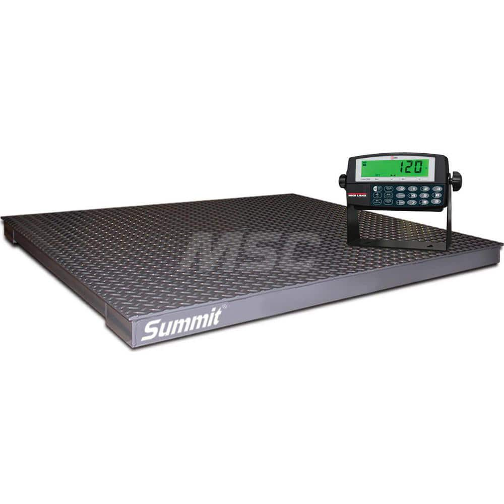 Shipping & Receiving Platform & Bench Scales; Scale Type: Platform Scale; Display Type: LCD; Capacity (Lb.): 5000; Graduation: 1; Base Length (Inch): 48; Base Width (Inch): 48; Base Height (Decimal Inch): 3.6250; Additional Information: NTEP Certified; Me