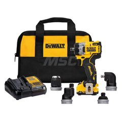 Cordless Drill: 12V, 3/8″ Chuck, 1,500 RPM Keyless Chuck, Reversible, 1 Lithium-ion DCB122 Battery Included, Charger Included