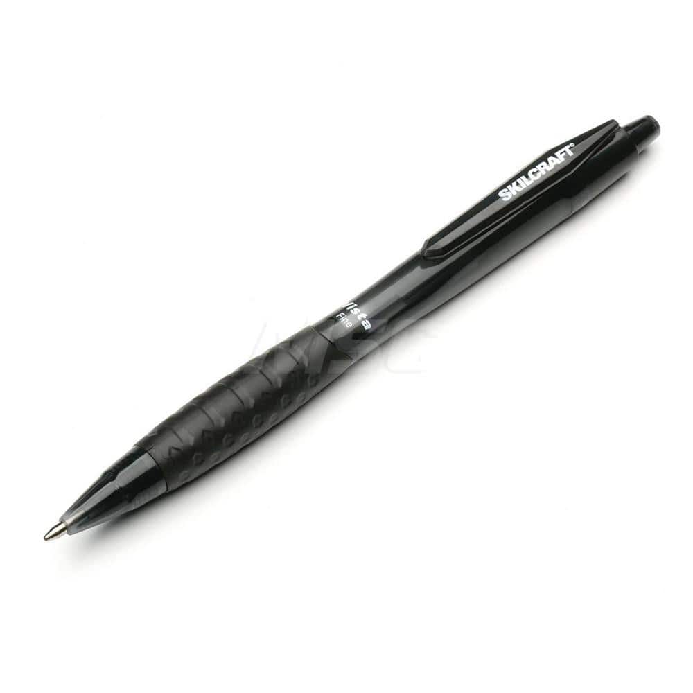 Pens & Pencils; Type: Retractable Ball Point Pen; Tip Type: Fine; Color: Black