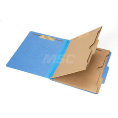 File Folders, Expansion Folders & Hanging Files; Folder/File Type: Classification Folders with End Tab Fastener; Color: Dark Blue; Index Tabs: Yes; Tab Cut Location: N/A; File Size: Letter; Size: 8-1/2 x 11″; Box Quantity: 10
